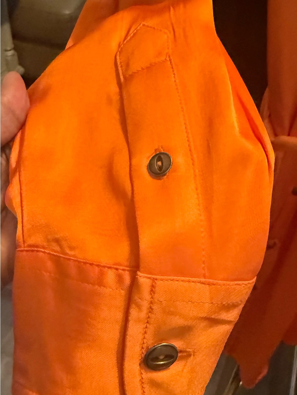 Lauren Ralph Lauren Orange Shirt Dress in great condition! - Picture 3 of 5